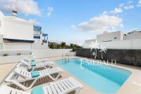 Casa Papagayo Rocas - heated pool & air conditioning - Emerald Lanzarote - B&B spiaggia di Blanca