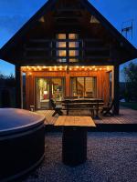 Górskie kaszuby Gołubie sielski reset,domek na Kaszubach-do 10 osob,sauna ,balia,kominek - B&B Sikorzyno