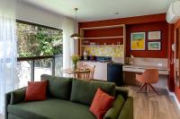 Cozy apartment with sauna and pool Copacabana beach - B&B Rio de Janeiro