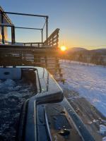 Nordic villa with outdoor jacuzzi and Aurora Borealis view - Bed and Breakfast Stornes