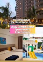 ENJOY OLIMPIA PARK RESORT- 2dormitórios - Hospede-se em frente ao Park no melhor Resort de Olimpia - B&B Olímpia
