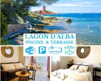 LAGON BLEU - Proche Gare Routière - Terrasse & Piscine - 3Km PLAGE - PARKING & WIFI Gratuit - OFFRE SPECIALE - Ferienwohnung Fréjus