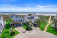 Secluded beachfront house with gorgeous ocean views - Bed and Breakfast Galveston