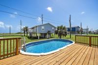 Beach Home with Pool, Big Deck and Ocean View - B&B Galveston