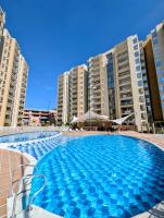Lindo Moderno Y Central Apartamento con Piscina y Jacuzzi - Ferienwohnung Villeta