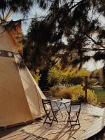 Tipi Tent with Private Bathroom and Kitchen