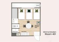 Auram Modern Apartment Fukuoka - B&B Fukuoka