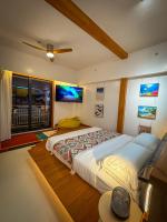 Estudio con vistas a las montañas