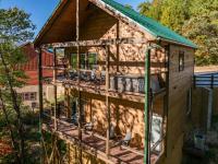 Rustic RidgeView Hot Tub Grill Foosball More - B&B Sevierville