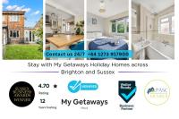 Secret Garden House with Free Parking By My Getaways - Chambres d’hôtes Horsham