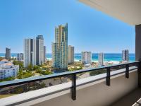 Apartment mit 1 Schlafzimmer, Balkon und Aussicht auf das Wasser
