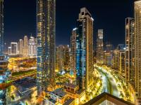 Vogue Vacation Homes, Downtown Burj Crown near Burj Khalifa and Dubai Mall, Three Bedroom plus Kids Room Apartment with Large Balcony and Skyline view, Access to all Amenities - B&B Dubai
