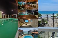 Cobertura Premium vista pro mar, com piscina - B&B Ubatuba
