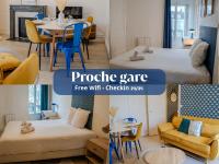 Hosmans grand t3 proche gare - B&B Le Mans