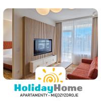 HolidayHomePL Bel Mare F533 z sypialnią i balkonem - Ferienwohnung Misdroy