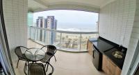 Apart Novo e Alto - Vista incrível, 160m da Praia - Chambres d’hôtes Praia Grande