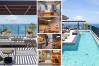 Studio com Rooftop e Piscina com vista para a Baia de Todos os Santos, Portaria 24 Hr, Estacionamento, Wi-fi 433Mbps, Cozinha Compacta, a poucos metros da praia, do Farol da Barra, do Pelourinho - Ferienwohnung Salvador