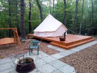 Remote Equipped Bell Tent Surrounded by Nature with Great Hiking Trails in Virginia - B&B Mount Solon