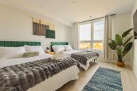 Luxe Loft 15 Min from NYC with City View & Gym - Ferienwohnung Jersey City
