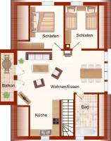 Reethaus Königshörn Haus am Meer mit eingezäuntem Grundstück Hunde willkommen - Ferienwohnung Glowe