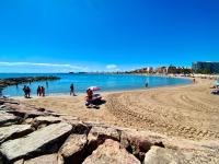 Bonita Planta baja con patio en 1ª línea de playa - Ferienwohnung El Port de Sagunt
