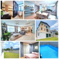 FERRINGHI RESORT 5-BEDROOM with POOL, BBQ SET, WiFi, Netflix & WALK to BEACH - Bed and Breakfast Batu Feringgi