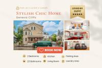 383 - 3BR Quincy - Chic House near Adams Park - B&B Quincy