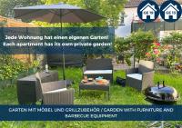 RtR Gelsenkirchen - Bis 10 Personen - Einzelzimmer - Voll ausgestattet - Garten - SMART TV - WIFI - Chambres d'hôtes Gelsenkirchen
