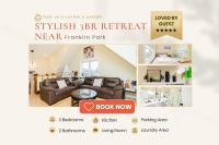 60-3 3BR Boston - Sleek Apartment near Franklin Park - B&B Boston