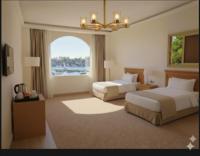 Tweepersoonskamer met 1 of 2 Bedden en Uitzicht op Zee