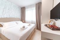 Doppel-/Zweibettzimmer mit Gartenblick