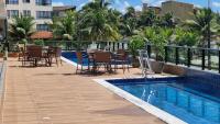 Capri 304 Porto Galinhas - APARTAMENTO 3 QUARTOS COM VARANDA VISTA MAR - Ferienwohnung Porto de Galinhas