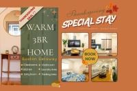 82 - 3BR Boston - Stylish Stay near MBTA - Bed and Breakfast Boston