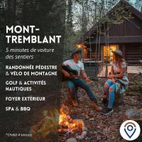 Cozy Log Cabin with Spa - 3 min of Tremblant - B&B Lac-Supérieur