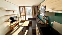 La Perdrix Blanche Appartement moderne Ski aux pieds - Vue panoramique et chambre séparée - 4 pers - Arcs 2000 - Chambres d'hôtes Arc 2000