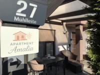 Apartment -Amalia- mit Klimaanlage & überdachte Terrasse & Parkplatz FREE - Bed and Breakfast Ergersheim