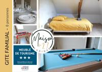 LE 27 - Maison Ludique 3 étoiles - B&B Montoire-sur-le-Loir