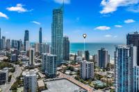 3-BR apartment with ocean and city view, 3 minutes walk to beach, Free parking! - Chambres d'hôtes Gold Coast