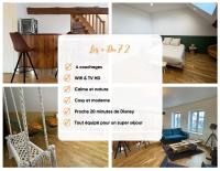 Le 72 - Bohemian Chic - 20 min from Disneyland Paris - B&B Meaux