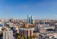 1-комнатная с видом на город на Абая 10, ЖК Столичный-2 - Chambres d'hôtes Astana