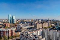 1-комнатная с видом на город на Абая 10, ЖК Столичный-2 - B&B Astana