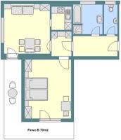 Apartment mit Balkon