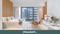 StayShort - Welcoming studio apartment perfect for 2 in Dubai Marina - Chambres d’hôtes Dubaï