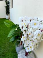 غرفة و صالة مع جلسة خارجية - Tulip Hotel apartments - B&B Dammam