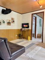 CABANA BANANA - Rio privativo, ar condicionado, churrasqueira e charme - B&B São Sebastião