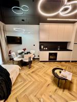 SILESIA PRIME APARTMENTS Global Apartament na 26 piętrze z widokiem na Katowice - Chambres d'hôtes Katowice