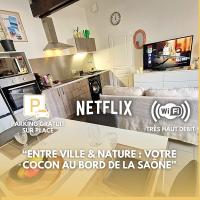 Appartement bord de Saône avec parking - B&B Saint-Germain-au-Mont-d'Or