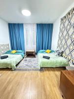 Уют для 10 человек на проспекте Достык в Золотом Квадрате - Chambres d’hôtes Almaty