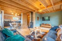 Chalet cosy&neuf, poêle à bois, vue panoramique - B&B Saint-Jean-de-Sixt