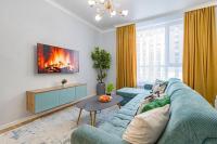 Комфортабельная квартира в ЖК Apple City - Chambres d'hôtes Astana